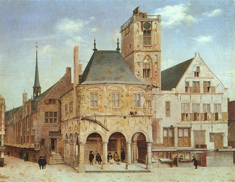 Pieter Jansz Saenredam The Old Town Hall in Amsterdam china oil painting image